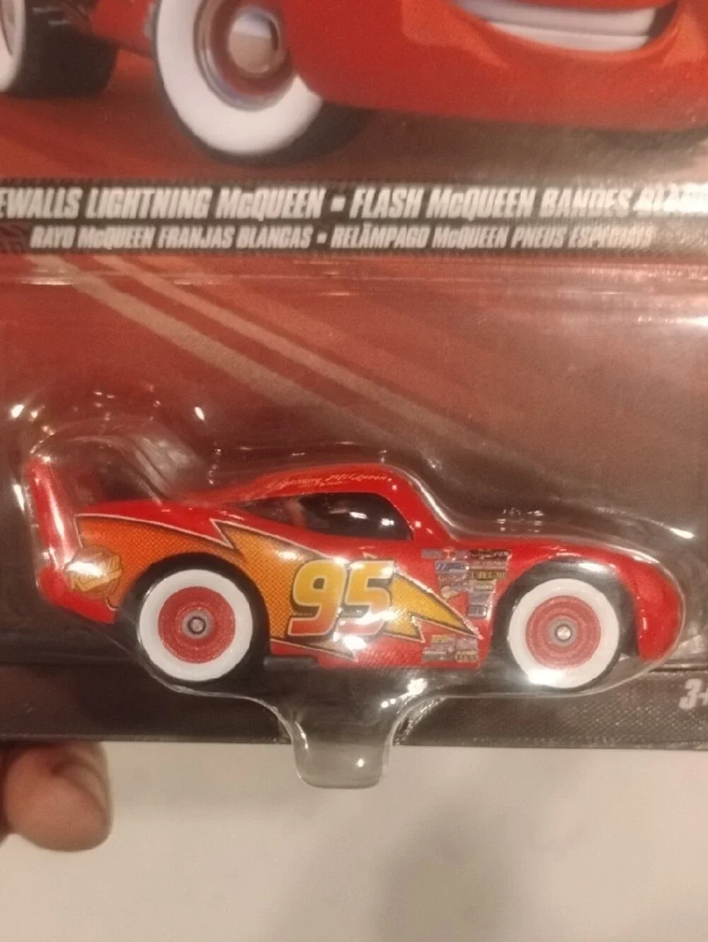 Disney Pixar Cars Lightning McQueen White Walls Tires